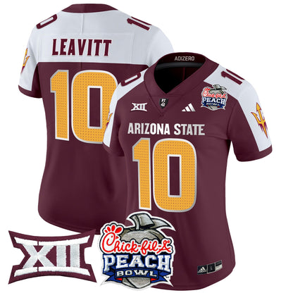 Women's Arizona State Sun Devils 2025 Peach Bowl Vapor Limited Jersey V2 - All Stitched