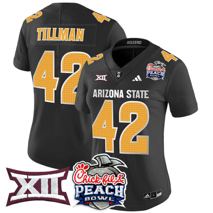 Women's Arizona State Sun Devils 2025 Peach Bowl Vapor Limited Jersey V2 - All Stitched