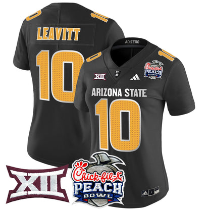 Women's Arizona State Sun Devils 2025 Peach Bowl Vapor Limited Jersey V2 - All Stitched