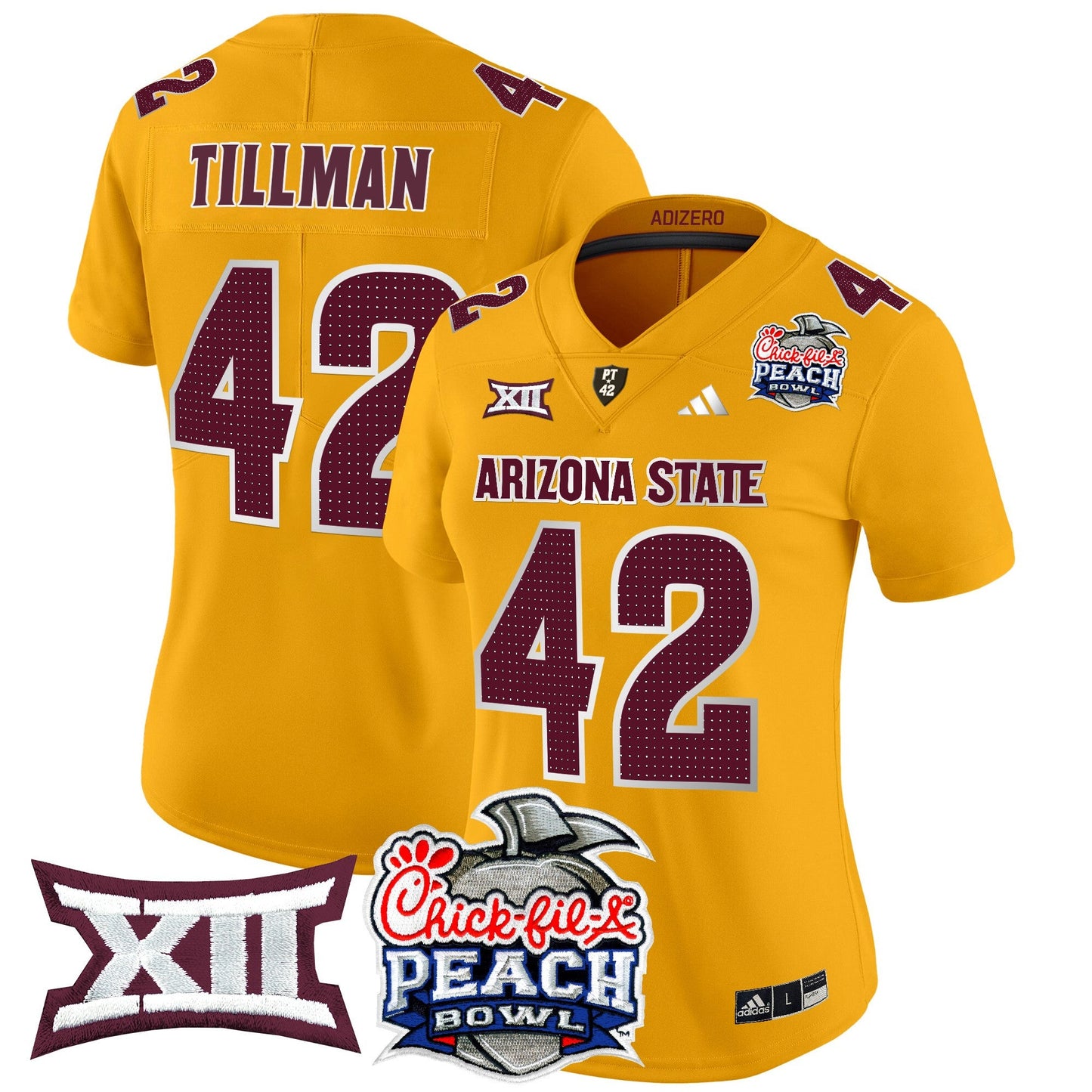 Women's Arizona State Sun Devils 2025 Peach Bowl Vapor Limited Jersey V2 - All Stitched