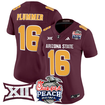 Women's Arizona State Sun Devils 2025 Peach Bowl Vapor Limited Jersey V2 - All Stitched
