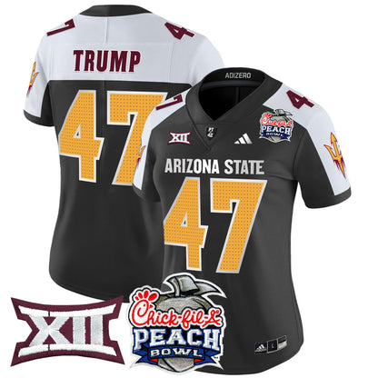 Women's Arizona State Sun Devils 2025 Peach Bowl Vapor Limited Jersey V2 - All Stitched