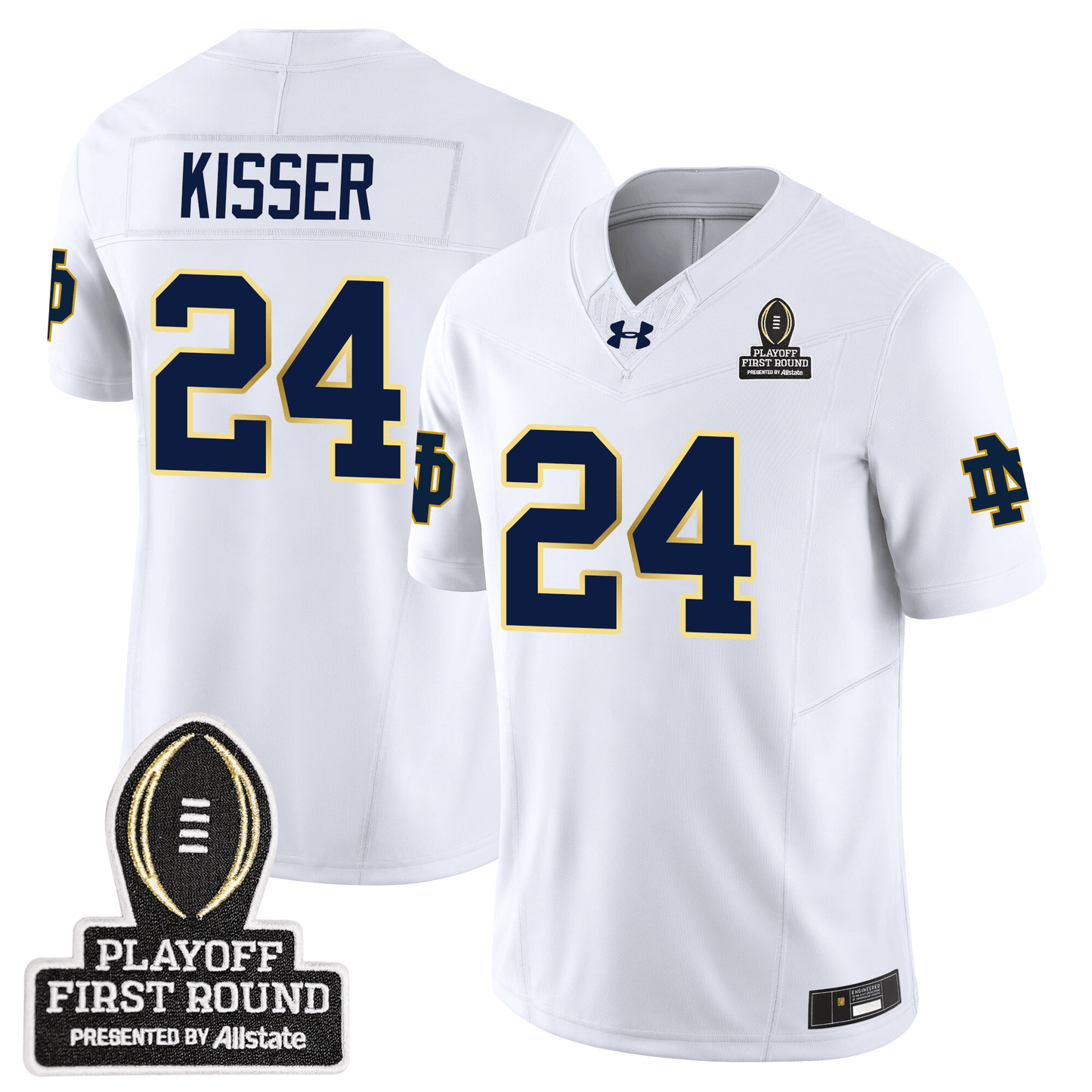 Notre Dame Fighting Irish 24/25 Jersey - CFP First Round Patch