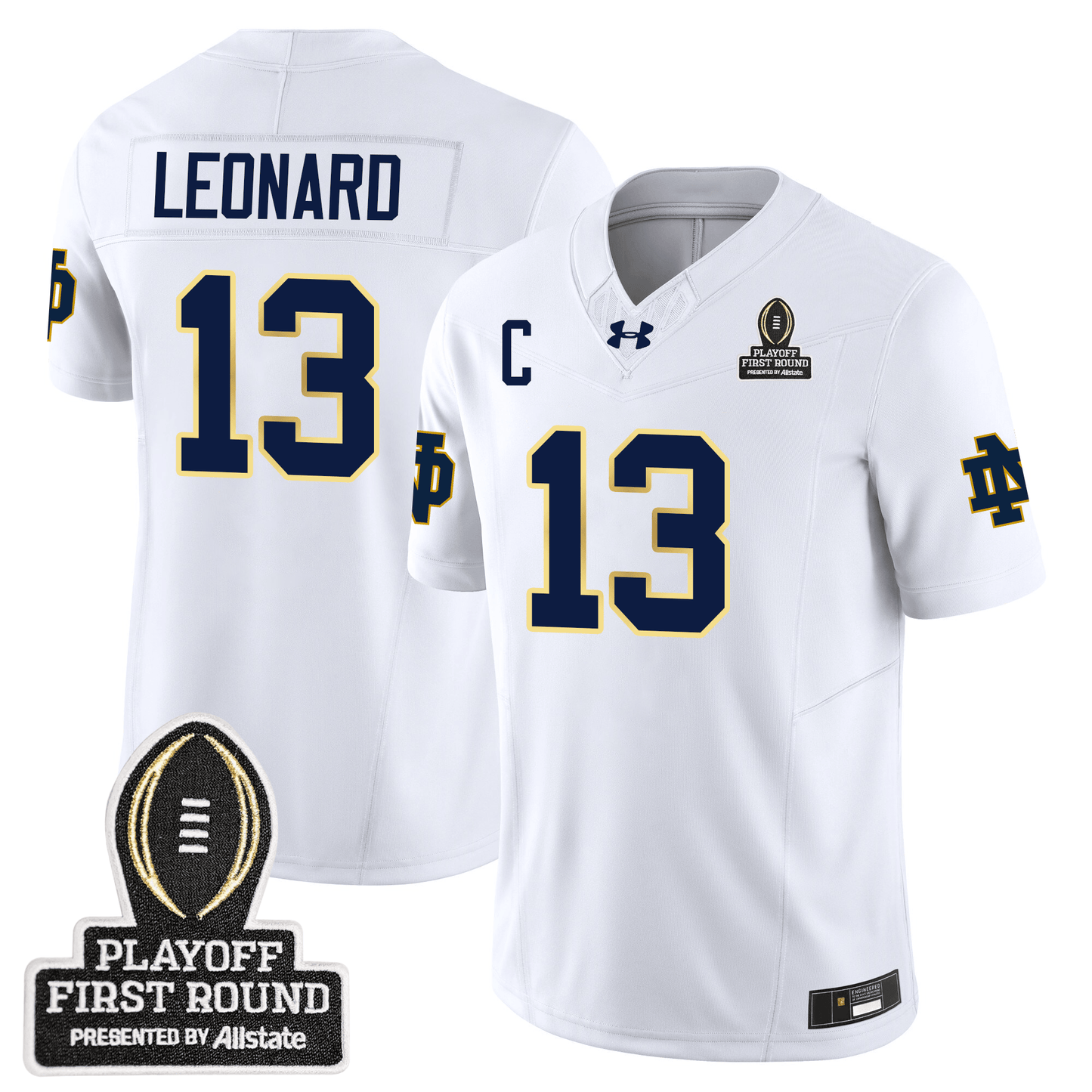 Notre Dame Fighting Irish 24/25 Jersey - CFP First Round Patch