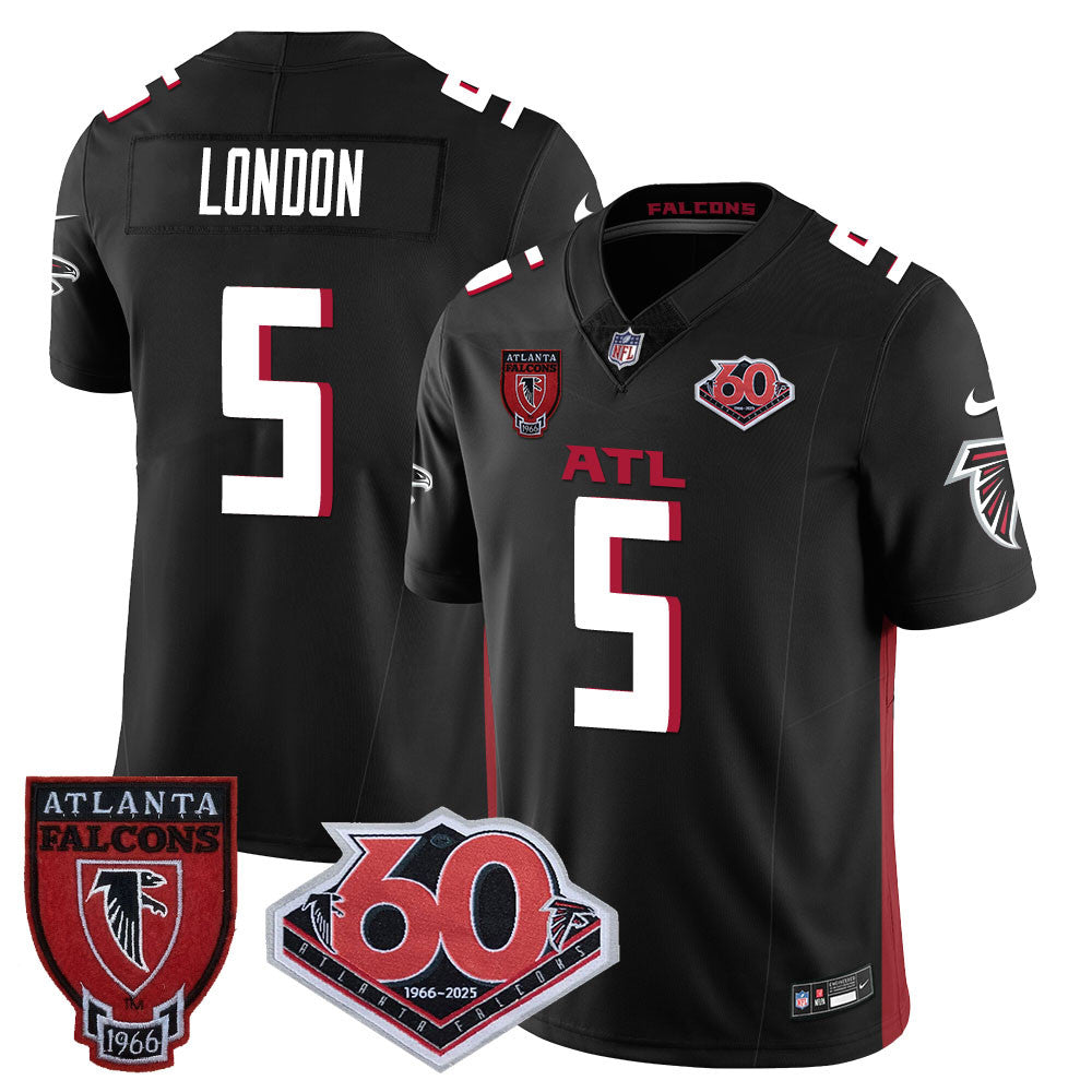 Men's Atlanta Falcons 60th Season Vapor Limited Jersey - All Stitched