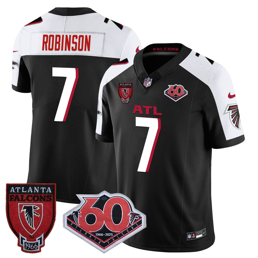 Men's Atlanta Falcons 60th Season Vapor Limited Jersey - All Stitched