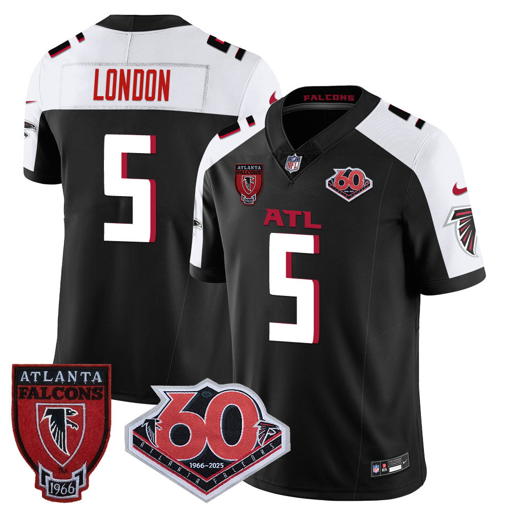 Men's Atlanta Falcons 60th Season Vapor Limited Jersey - All Stitched