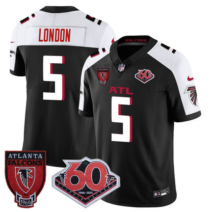Men's Atlanta Falcons 60th Season Vapor Limited Jersey - All Stitched