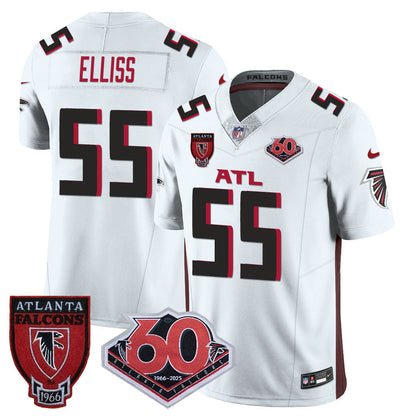 Men's Atlanta Falcons 60th Season Vapor Limited Jersey - All Stitched