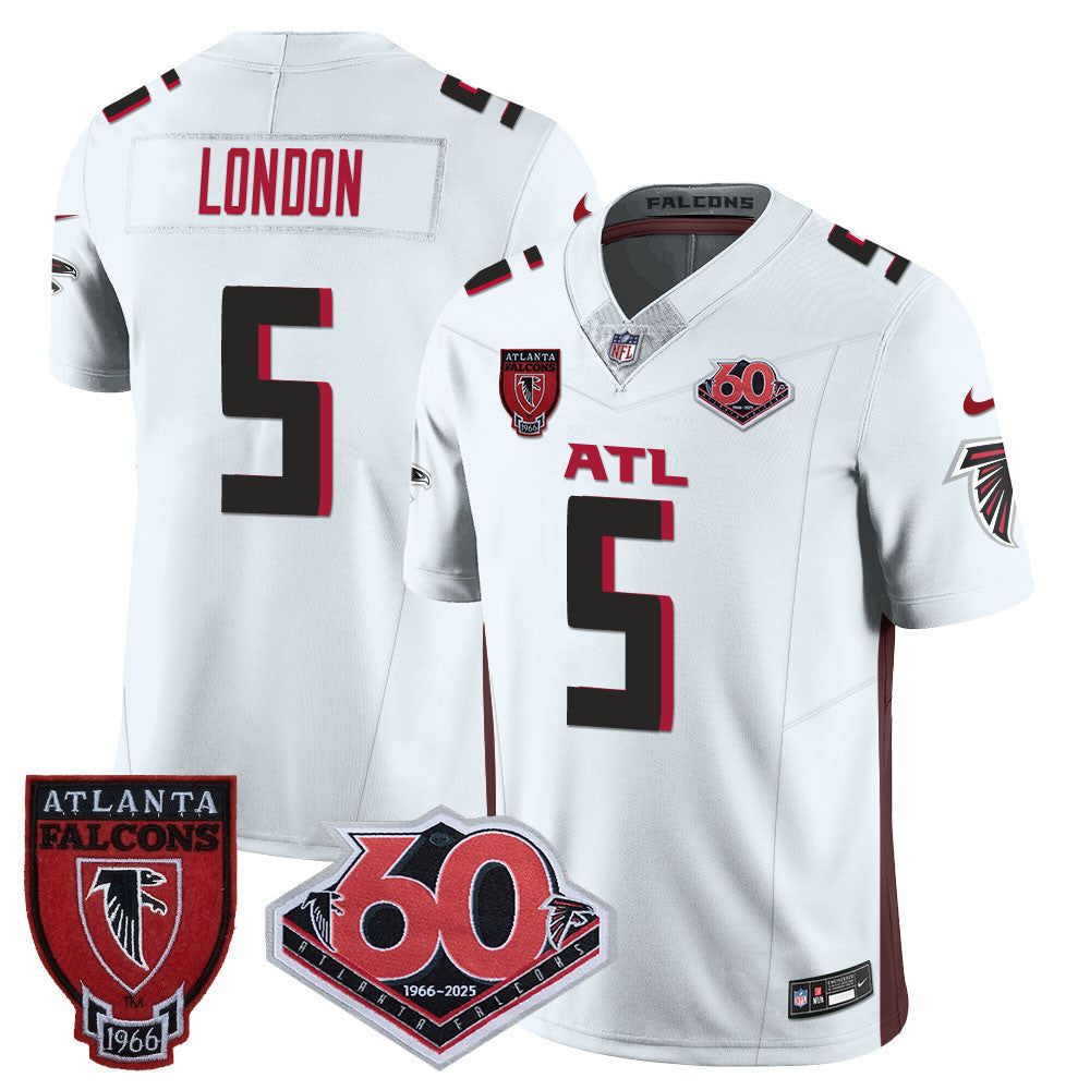 Men's Atlanta Falcons 60th Season Vapor Limited Jersey - All Stitched
