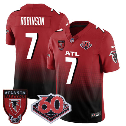 Men's Atlanta Falcons 60th Season Vapor Limited Jersey - All Stitched