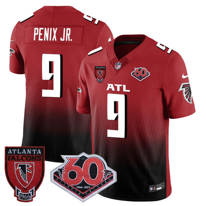 Men's Atlanta Falcons 60th Season Vapor Limited Jersey - All Stitched
