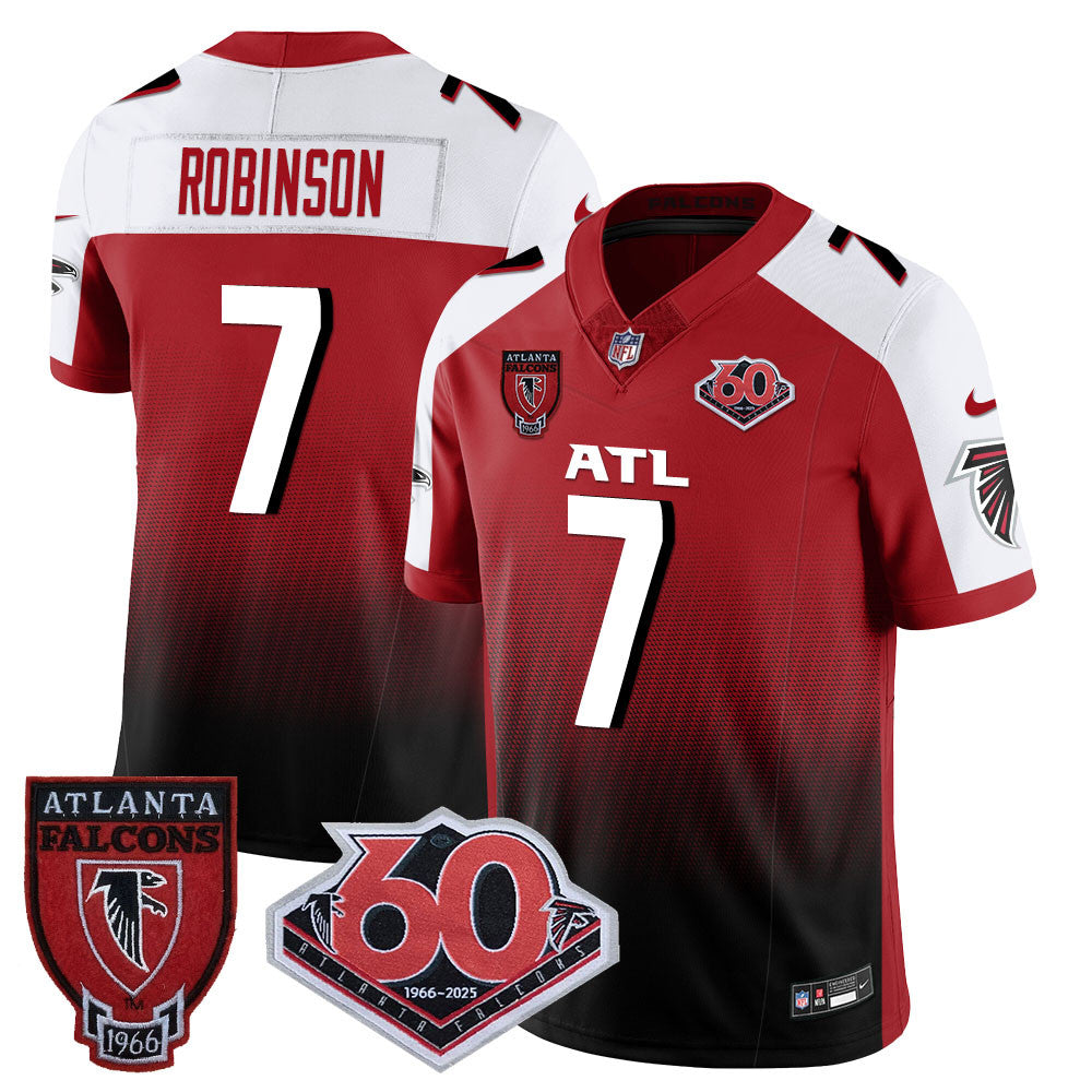 Men's Atlanta Falcons 60th Season Vapor Limited Jersey - All Stitched