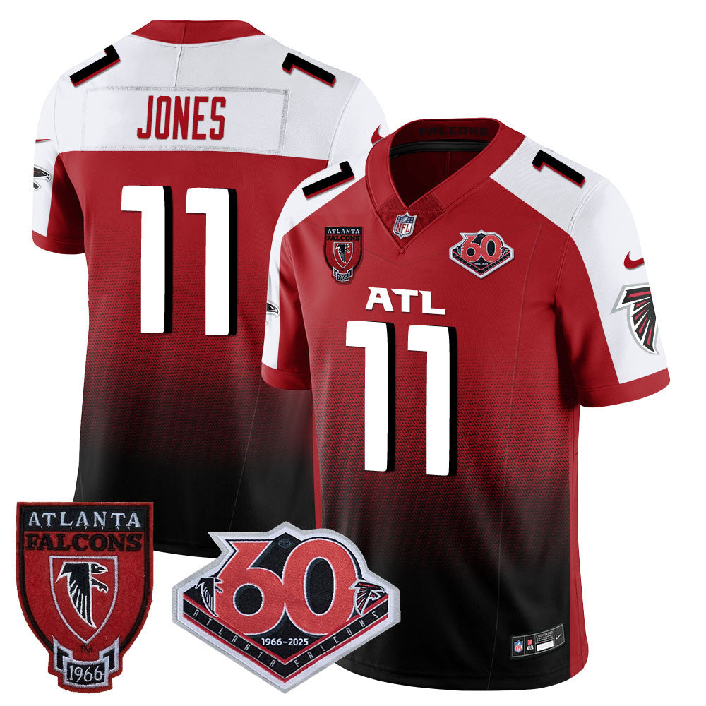 Men's Atlanta Falcons 60th Season Vapor Limited Jersey - All Stitched