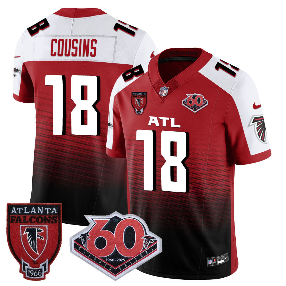 Men's Atlanta Falcons 60th Season Vapor Limited Jersey - All Stitched