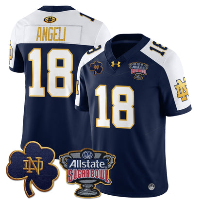 Notre Dame Fighting Irish Allstate Sugar Bowl Jersey - All Stitched