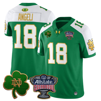 Notre Dame Fighting Irish Allstate Sugar Bowl Jersey - All Stitched