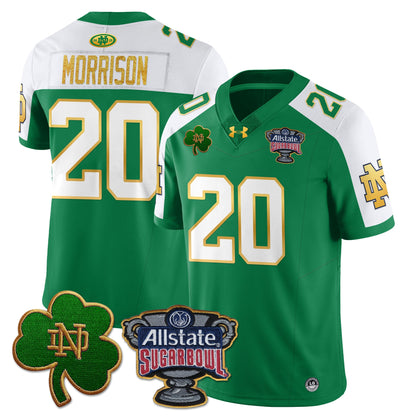 Notre Dame Fighting Irish Allstate Sugar Bowl Jersey - All Stitched