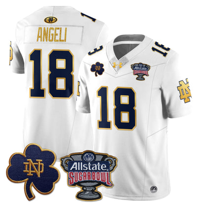 Notre Dame Fighting Irish Allstate Sugar Bowl Jersey - All Stitched