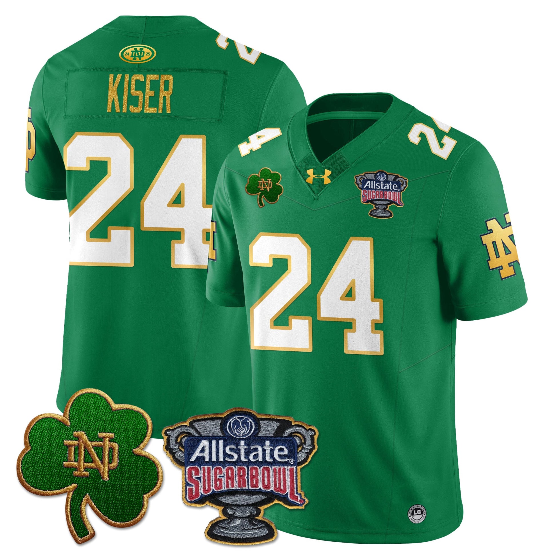 Men's Notre Dame Fighting Irish Allstate Sugar Bowl Jersey - All Stitched