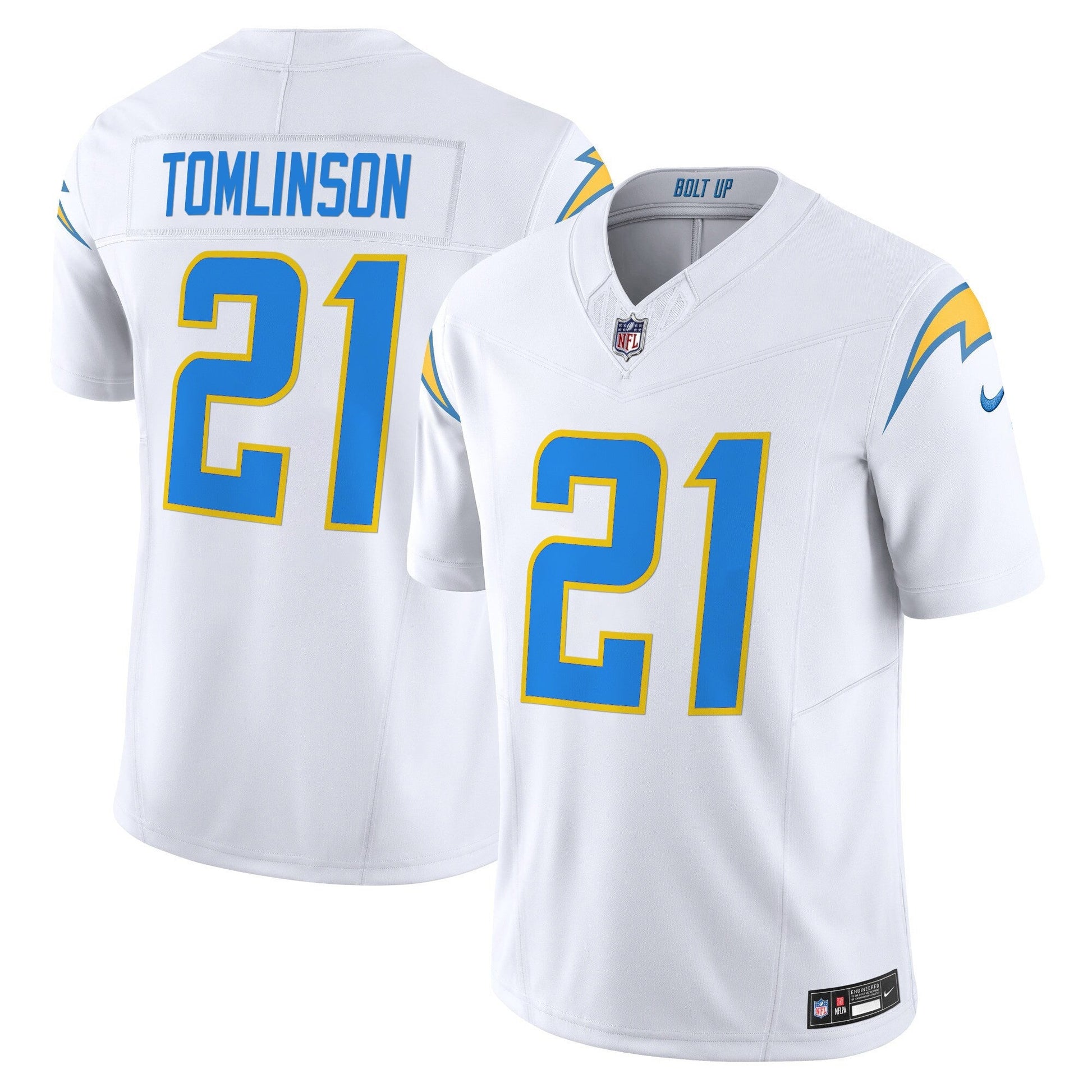 Men's Los Angeles Chargers 2025 Alternate Charger Power Vapor Limited Jersey - All Stitched