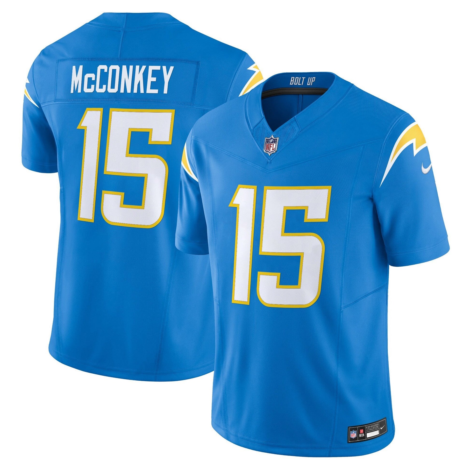 Men's Los Angeles Chargers 2025 Alternate Charger Power Vapor Limited Jersey - All Stitched