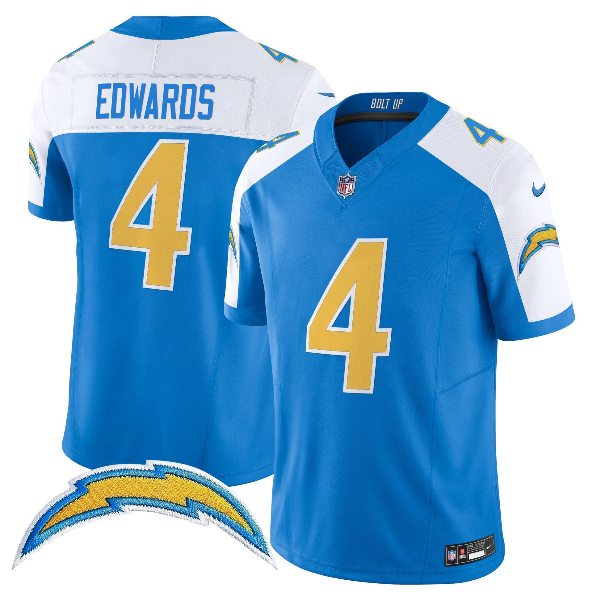 Men's Los Angeles Chargers 2024 Vapor Limited Jersey - All Stitched