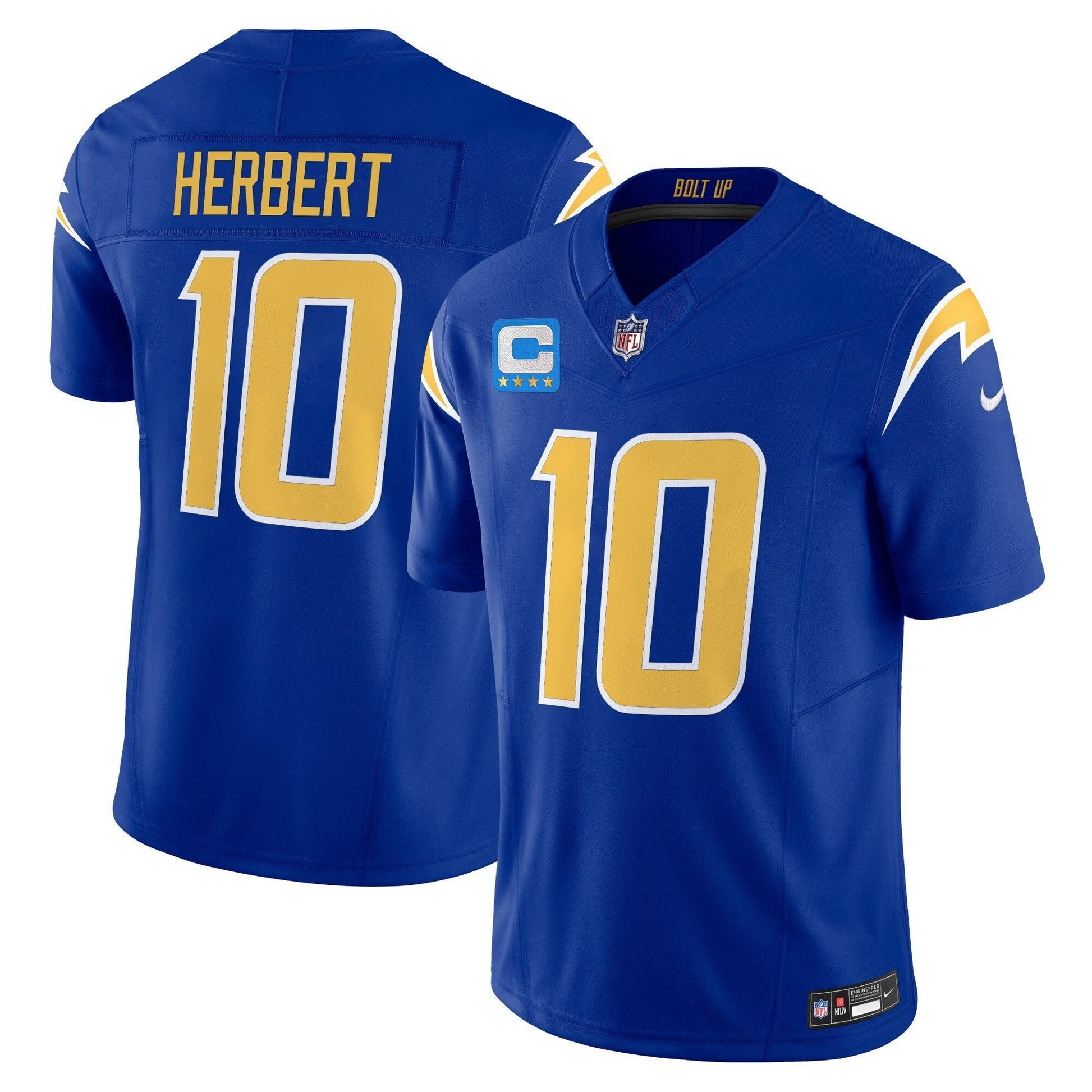 Men's Los Angeles Chargers 2025 Alternate Charger Power Vapor Limited Jersey - All Stitched