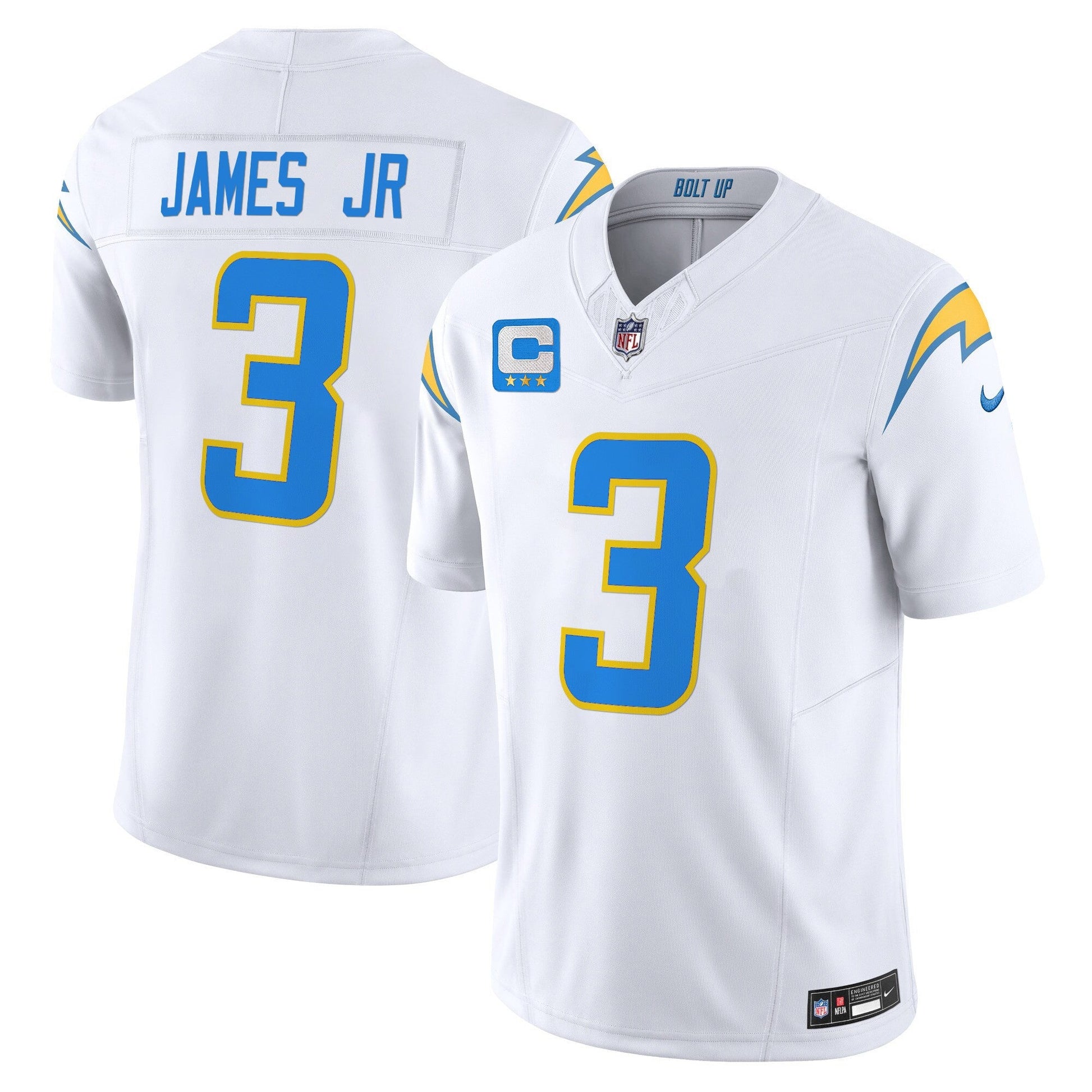 Men's Los Angeles Chargers 2025 Alternate Charger Power Vapor Limited Jersey - All Stitched