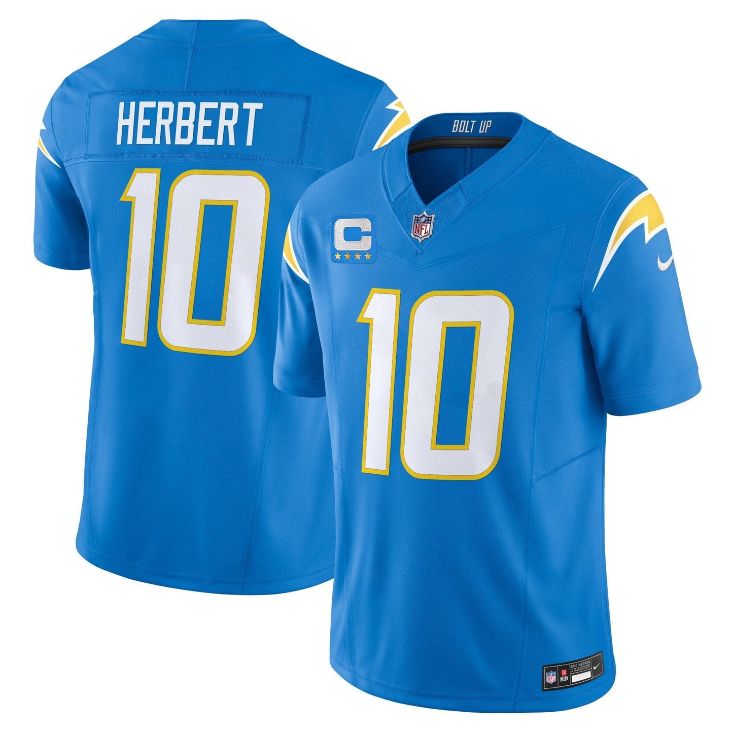 Men's Los Angeles Chargers 2025 Alternate Charger Power Vapor Limited Jersey - All Stitched