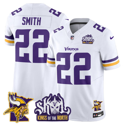 Men's Minnesota Vikings Kings Of The North Patch Vapor Limited Jersey V3 - All Stitched