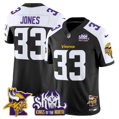 Men's Minnesota Vikings Kings Of The North Patch Vapor Limited Jersey V3 - All Stitched