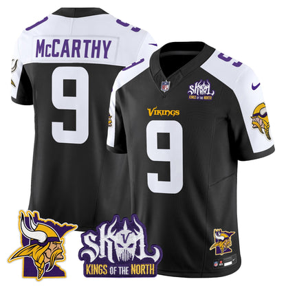 Men's Minnesota Vikings Kings Of The North Patch Vapor Limited Jersey V3 - All Stitched
