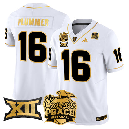 Arizona State Sun Devils 2025 Peach Bowl Gold Vapor Limited Jersey - All Stitched