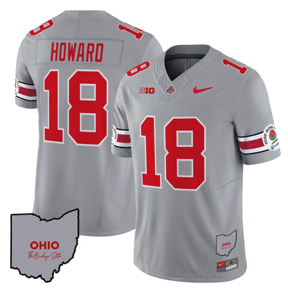 Ohio State Buckeyes Rose Bowl Vapor Limited Jersey V3 - Stitched
