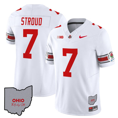Ohio State Buckeyes Rose Bowl Vapor Limited Jersey V3 - Stitched