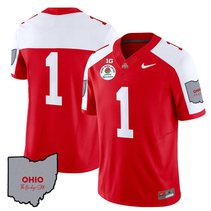 Ohio State Buckeyes Rose Bowl Vapor Limited Jersey V3 - Stitched