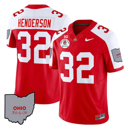 Ohio State Buckeyes Rose Bowl Vapor Limited Jersey V3 - Stitched