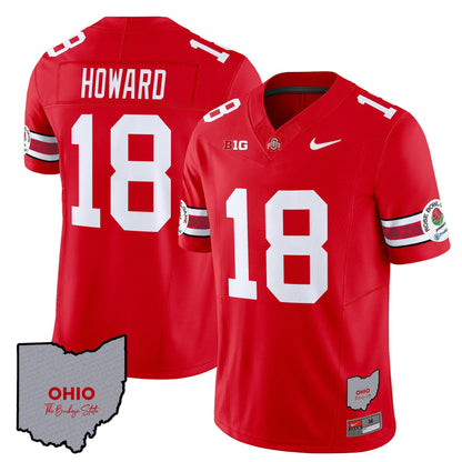 Ohio State Buckeyes Rose Bowl Vapor Limited Jersey V3 - Stitched