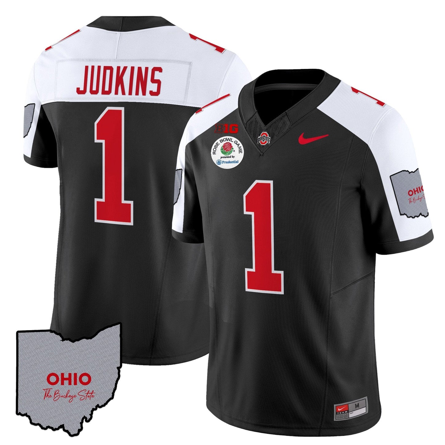 Ohio State Buckeyes Rose Bowl Vapor Limited Jersey V3 - Stitched