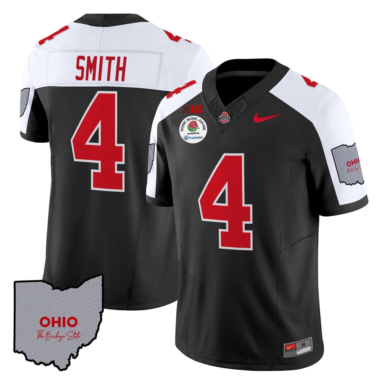 Ohio State Buckeyes Rose Bowl Vapor Limited Jersey V3 - Stitched