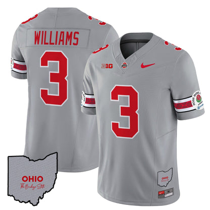 Ohio State Buckeyes Rose Bowl Vapor Limited Jersey V3 - Stitched