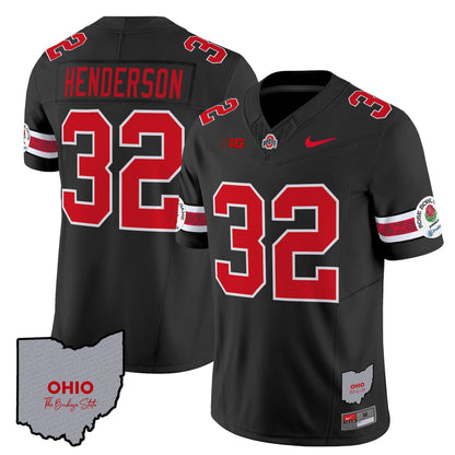 Ohio State Buckeyes Rose Bowl Vapor Limited Jersey V3 - Stitched