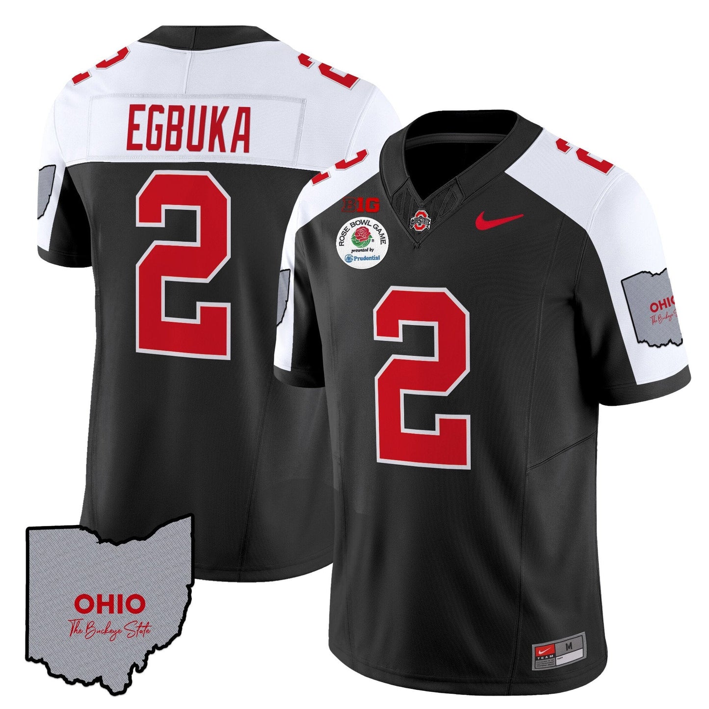 Ohio State Buckeyes Rose Bowl Vapor Limited Jersey V3 - Stitched