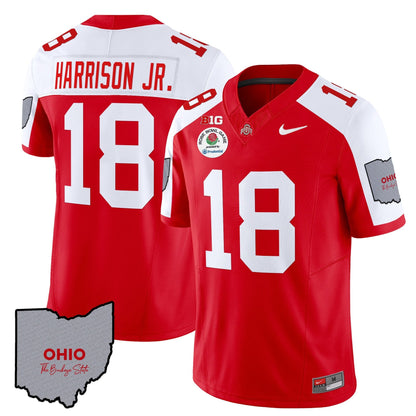 Ohio State Buckeyes Rose Bowl Vapor Limited Jersey V3 - Stitched