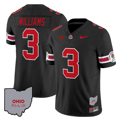 Ohio State Buckeyes Rose Bowl Vapor Limited Jersey V3 - Stitched