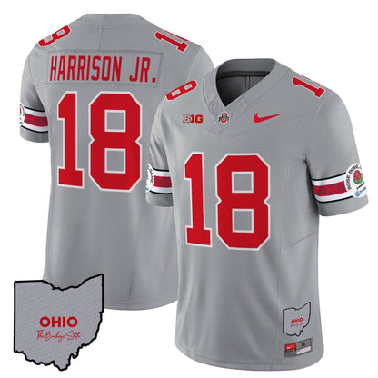 Ohio State Buckeyes Rose Bowl Vapor Limited Jersey V3 - Stitched