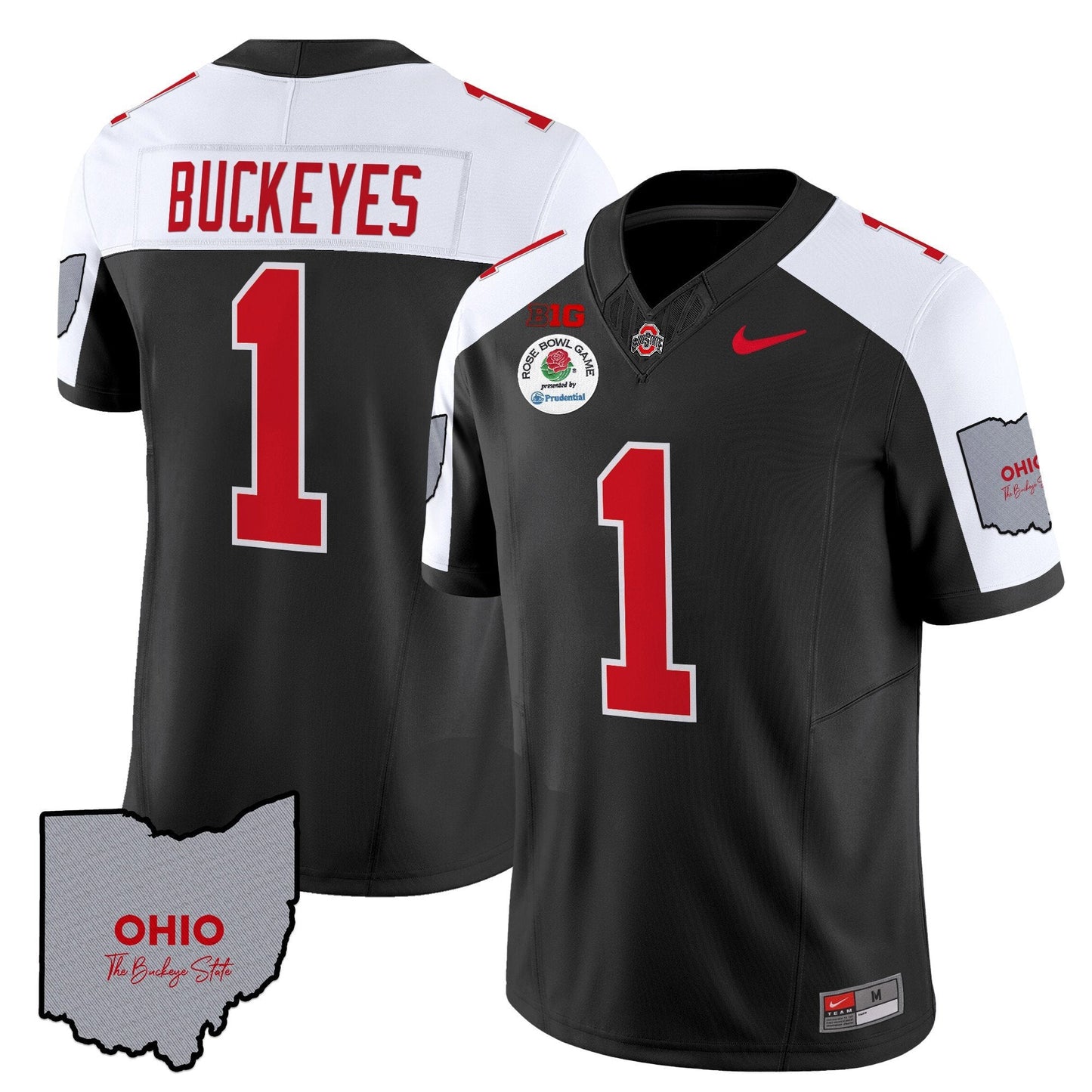 Ohio State Buckeyes Rose Bowl Vapor Limited Jersey V3 - Stitched