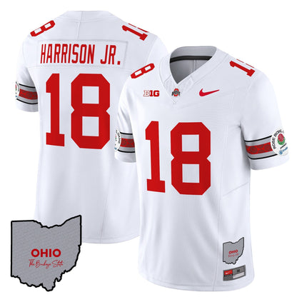Ohio State Buckeyes Rose Bowl Vapor Limited Jersey V3 - Stitched