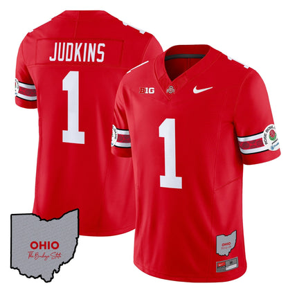 Ohio State Buckeyes Rose Bowl Vapor Limited Jersey V3 - Stitched